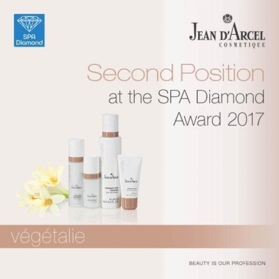 Лаборатории Jean d'Arcel отново с награда от SPA Diamond