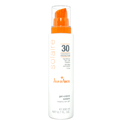 Слънцезащитен кремообразен гел с SPF 30