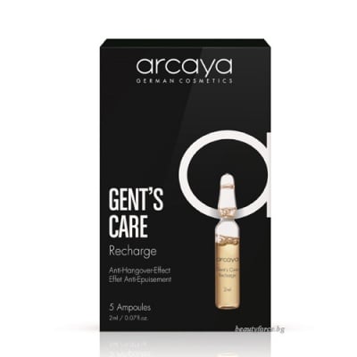 Gent's care Recharge Високоефективна ревитализираща ампула за хидратация и изглаждане на мъжката кожа