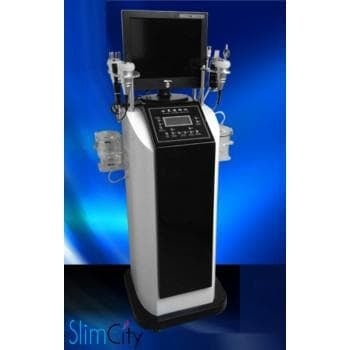 Комбиниран уред за кислородна мезотерапия, водно дермабразио, кожен детектор, криотерапия и радиочестотен лифтинг