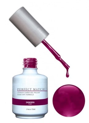 Комплект Perfect Match (Гел лак 15ml + лак за нокти 15ml) цвят SANGRIA