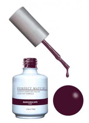 Комплект Perfect Match (Гел лак 15ml + лак за нокти 15ml) цвят MAROONSCAPE