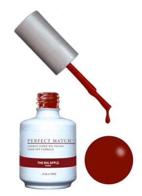 Комплект Perfect Match (Гел лак 15ml + лак за нокти 15ml) цвят THE BIG APPLE