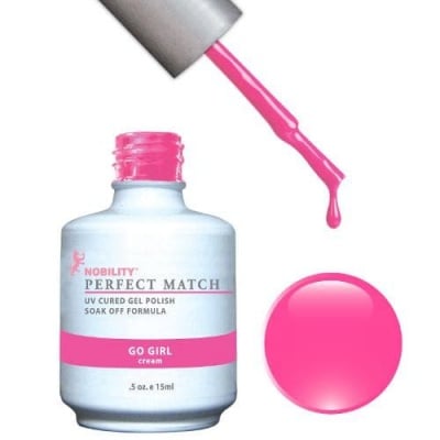 Комплект Perfect Match (Гел лак 15ml + лак за нокти 15ml) цвят GO GIRL