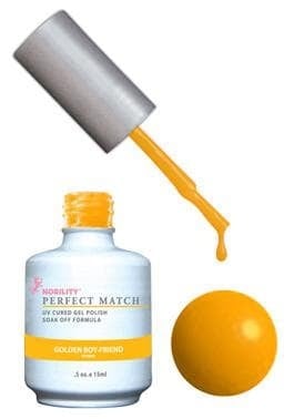 Комплект Perfect Match (Гел лак 15ml + лак за нокти 15ml) цвят GOLDEN BOYFRIEND