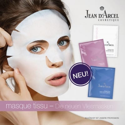 Експресна грижа за кожата с новите тъканни маски от Jean d'Arcel