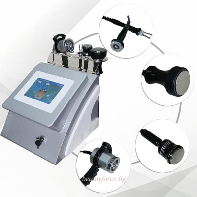 Козметичен уред за ултразвукова кавитация и радиочестотен лифтинг с цветен touch screen