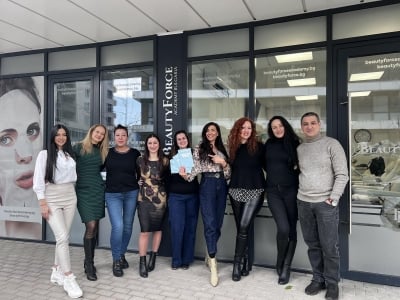 Дипломиране на курсисти в Beautyforce Academy Sofia