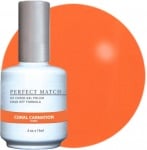 Комплект Perfect Match (Гел лак 15ml + лак за нокти 15ml) цвят CORAL CARNATION